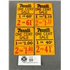 Image 1 : 4 Vintage 1930's -40's Rexal "One Cent Sale" Signs