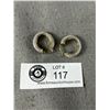 Image 2 : Pair Of Pretty Hoop Earrings, Each Marked PA 88