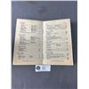 Image 2 : 1950's Wines & Liquers List "Hotel Vancouver"