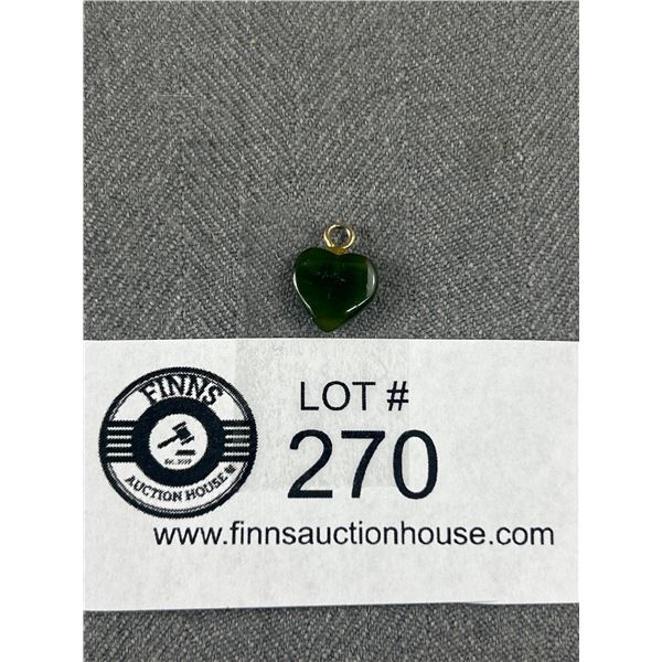 Very Cute Jade Heart Pendant