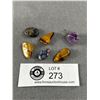 Image 1 : Small Group Of Polished Stones Tiger Eye, Agate, Amethyst Etc