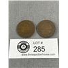 Image 1 : 1903 & 1918 Canadian Pennies