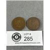 Image 2 : 1903 & 1918 Canadian Pennies