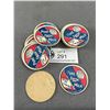Image 2 : 20 Cardboard Milk Bottle Tops. Never Used