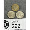 Image 2 : 3 Small Dutch Genuine Silver Coins