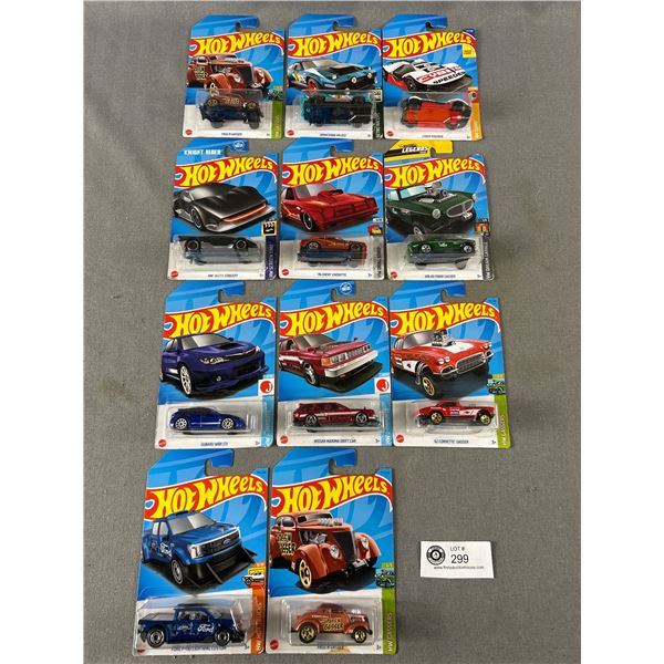 11 New In Package Hot Wheels Die Cast Cars