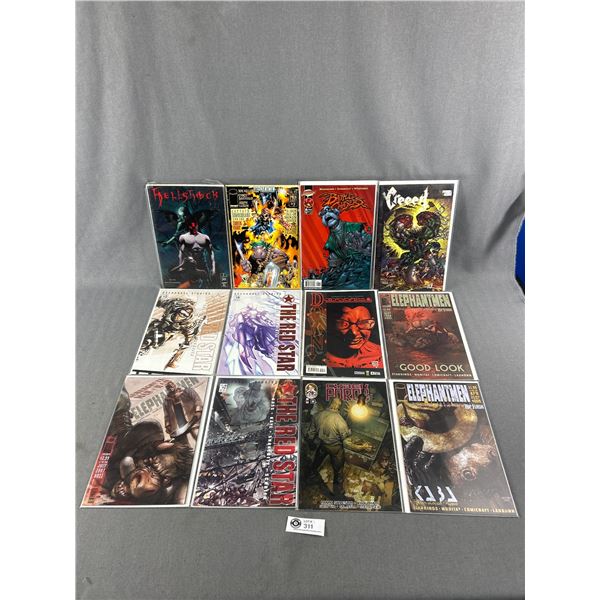 Large Lot of Comic Books. On Boards in Bags
