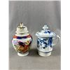 Image 2 : Lot of 2 Vintage Koi & Carp Chinese Tea Pots, Plus a Vintage Ginger Jar Plus 1 Other