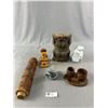 Image 1 : Lot of Vintage Carvings, Some Wood, Some Stone