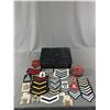 Image 1 : Military Lot of Stripes, Patches, Badges Etc