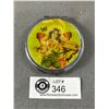 Image 1 : Retro Enamel Compact Mirror
