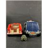 Image 2 : Lot of 3 Toy Cars. Made in Japan Police, Van and a Small Jeep