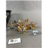Image 2 : Large Lot of Vintage Wade Red Rose Tea Figurines
