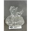 Image 2 : Vintage Oneida Wildlife Capri Collection Crystal Elephant and Baby