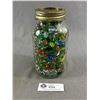 Image 2 : Jar of Vintage Marbles.