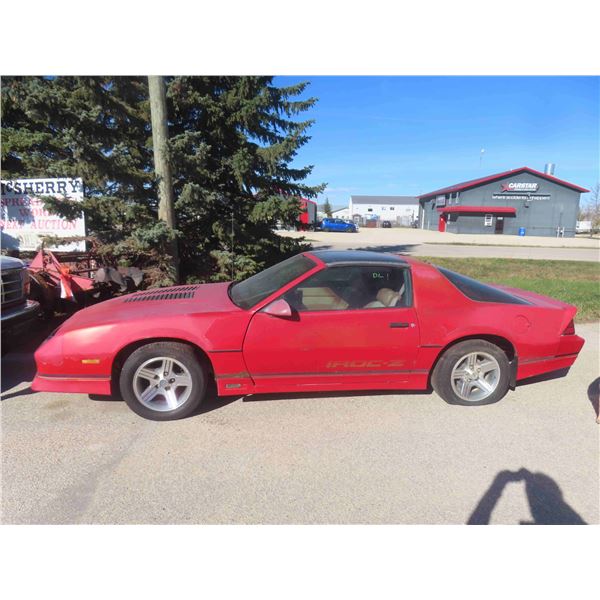 1988 Camaro Iroc Z T Top 305 TPI A/T - Not Running, Parked 12 Years Ago In 