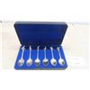 Image 1 : 6pce Silver Plated Spoon Set in Case