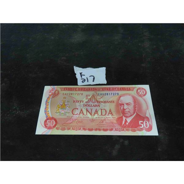 1975 Canada $50 Bill