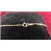 Image 2 : 10kt Gold 18'' Chain with Pendant Total Weight 2.4 Grams 