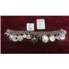 Image 1 : Silver Charm Bracelet 7 1/2'' Total Weight 59 Grams