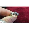 Image 3 : 14kt Gold and Diamond Ring Size 5 Total Weight 4.5 Grams 