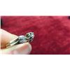 Image 4 : 14kt Gold and Diamond Ring Size 5 Total Weight 4.5 Grams 