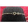Image 2 : 10kt Gold 18'' Chain with Pendant Total Weight 3.2 Grams