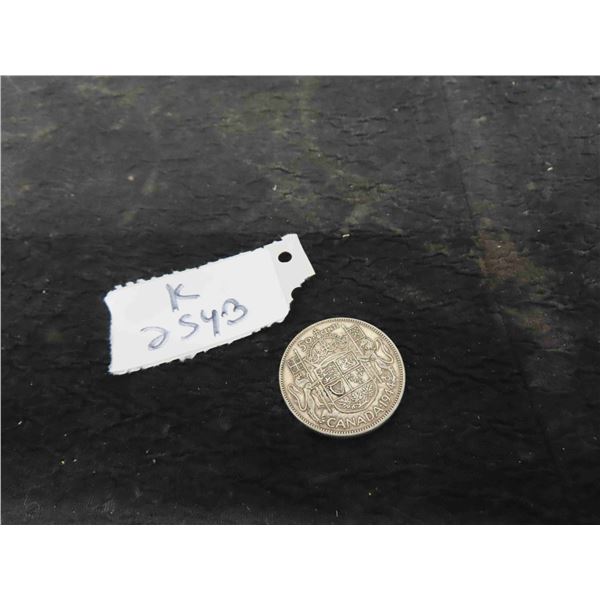1944 Canada 50 Cent Coin 