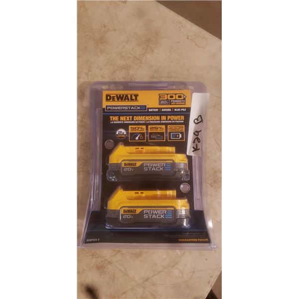 2 New Dewalt 20 Volt Batteries 