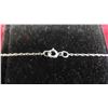 Image 2 : 14kt White Gold 18'' Necklace with Pendant Total Weight 0.9 Grams 