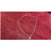 Image 4 : 14kt White Gold 18'' Necklace with Pendant Total Weight 0.9 Grams 