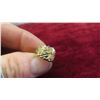 Image 4 : 10kt Gold Nugget Style Ring Size 3 Total Weight 1.1 Grams