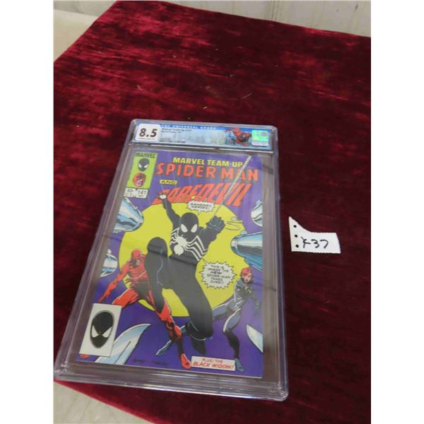 Marvel Team Up Spiderman + Dare Devil #141 CGC Grade 8.5 in Protective  