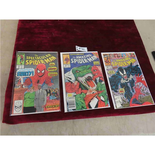 3 Marvel Spiderman Comics 