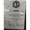 Image 4 : 1962-63 Chicago Black Hawks Signed Schedule Signed by Erik Nesterenko, Ab