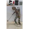 Image 1 : Metal Garden Kokopelli Golfing Ornament 37'' Tall 