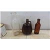 Image 3 : Milk Bottle, Brown Finger Jug, Kitchen Utensils, Vintage Tins 'Edwards 