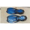 Image 3 : Body Glove Flippers Size 9-13, Snorkel & Carry Bag 
