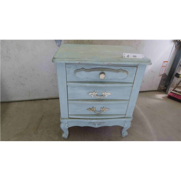Wood 2 Drawer Night Table 20'' x 15'' x 24'' H 
