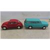 Image 5 : 4 Tonka Diecast : Jeep , VW Bug, Wagon