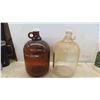 Image 3 : (4) 1 Gallon Soda Finger Jugs with Paper Labels A&W Coca Cola & Wood 