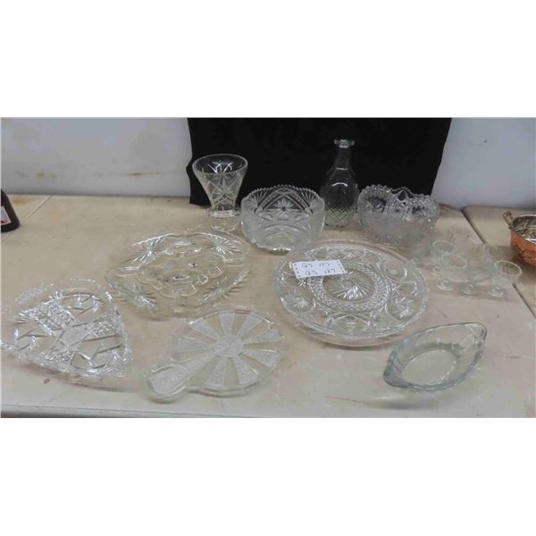 Crystal Servingware , Vase , Egg Cups & More