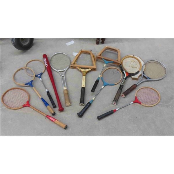 Tennis and Badminton Rackets 