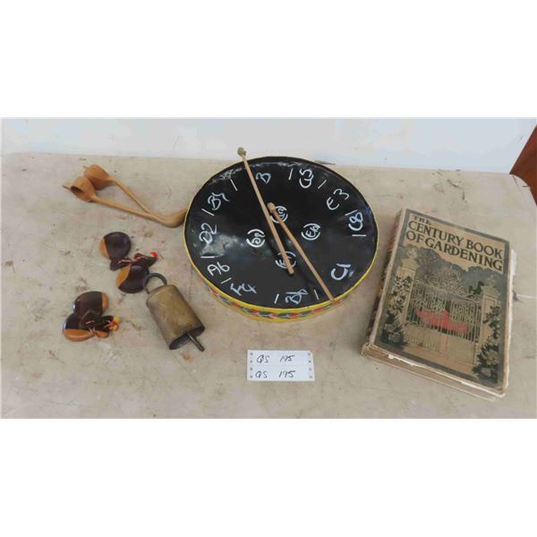 Brass Music Maker, Wooden Percussion Spoons, Drum & More 