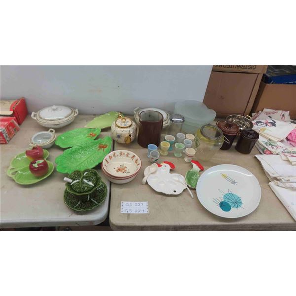 China Servingware , Egg Cups, Serving Bowls, Tea Pot & More