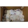 Image 2 : Linens, Embroidered Tea Towels, Table Cloths, Dresser Scarfs, Doilys &