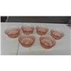 Image 2 : 11pcs Pink Depression Glass 