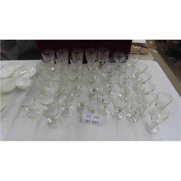 Various Glass Drinking Glasses