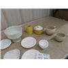Image 9 : Milk Glass Dishes, Trays, Salt and Pepper, Plus