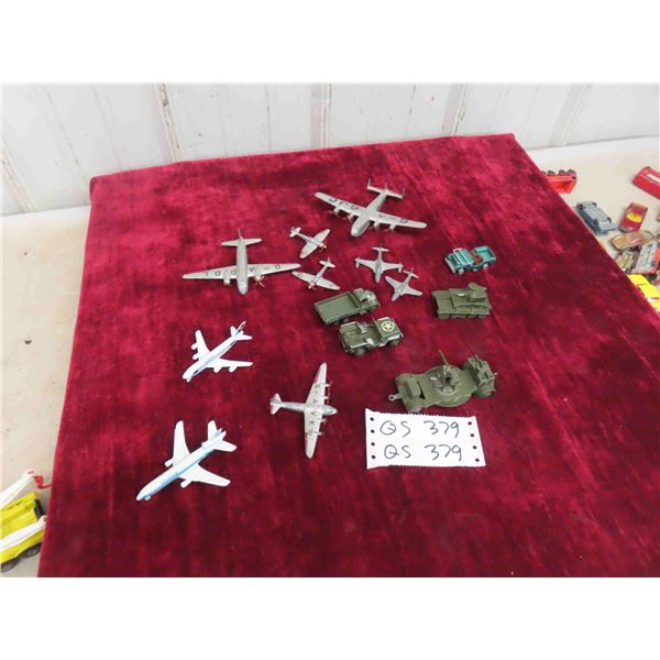 Military Vehicles & Planes - Mostly Dinky, Other Brands 